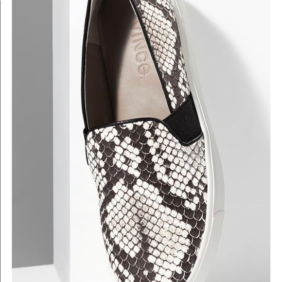 (Sold) Vince Berlin Python Slip-On Sneaker Size - Picture 6 of 12